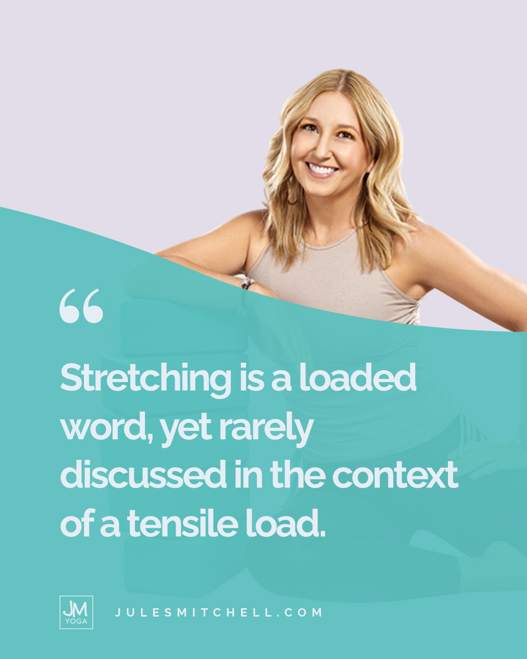 Stretching is a loaded word, yet rarely discussed in the context of a tensile load