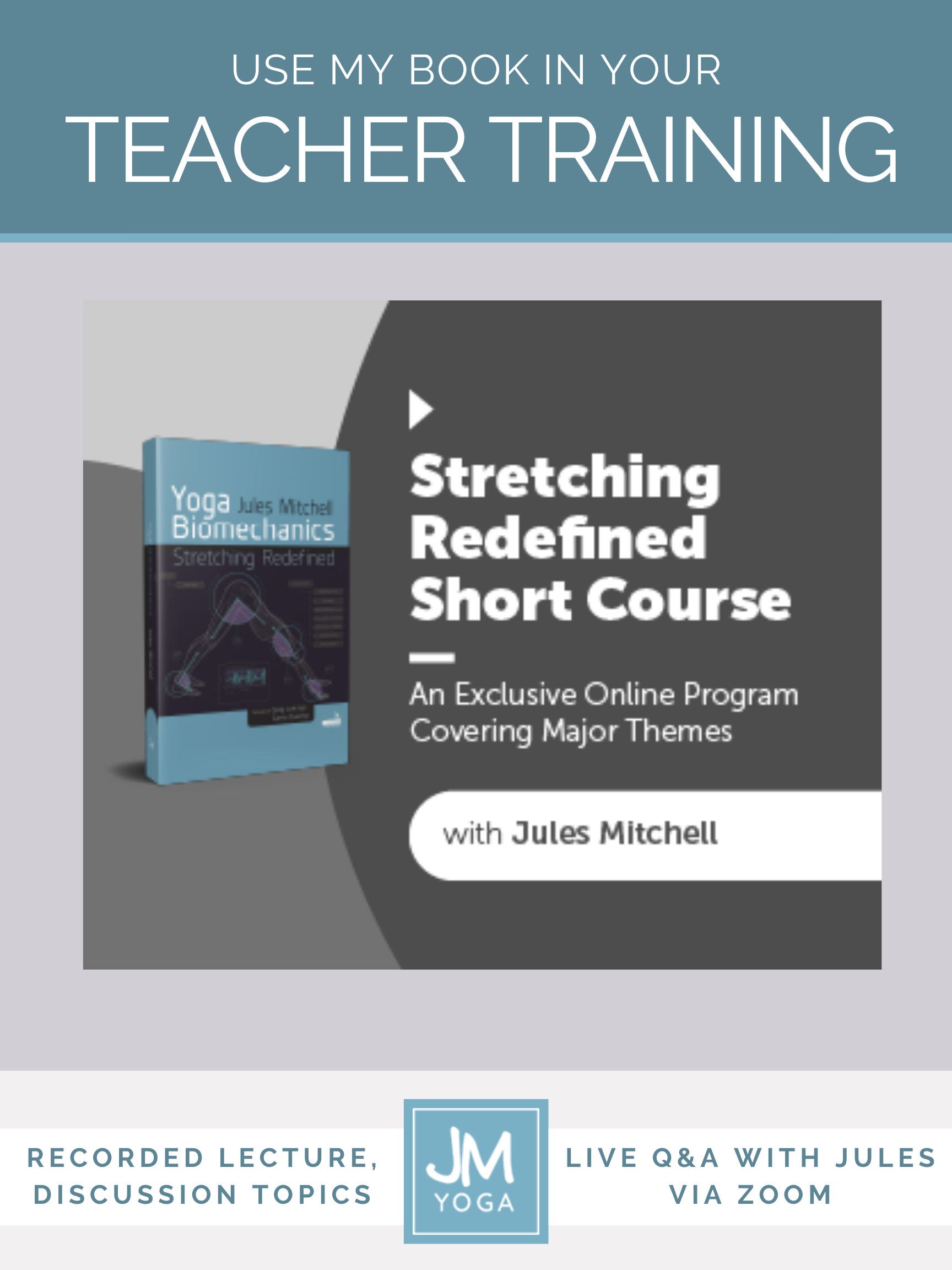 Use My Book In Your Yoga Teacher Training