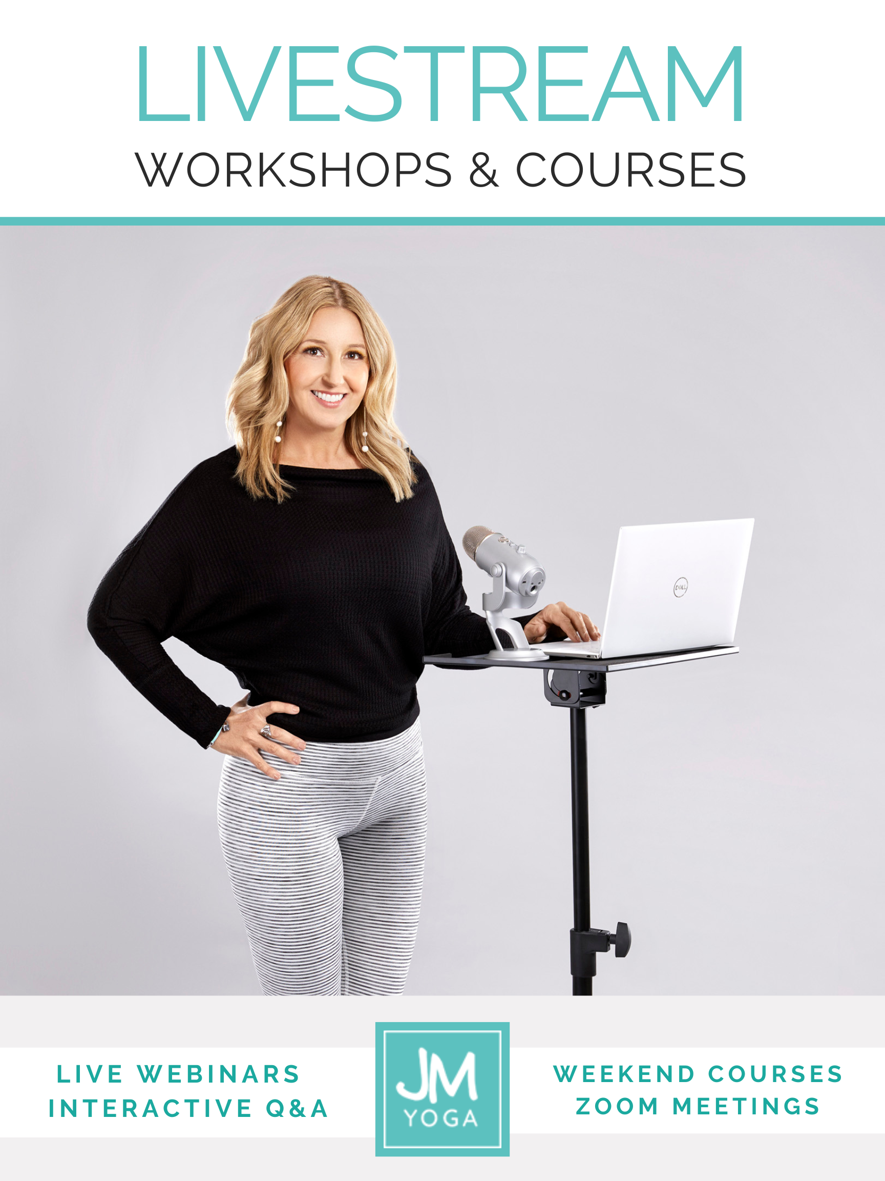 Livestream webinars and weekend courses in biomechanics, anatomy, yoga, stretching, and strength training.