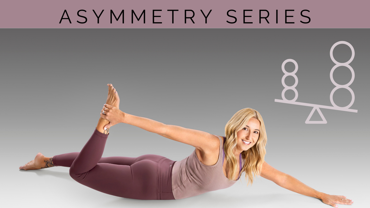 Asymmetry series Practice Collection Volume 4 Online yoga videos with Jules Mitchell