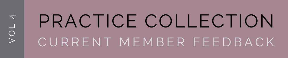 current member feedback pcv4 Current member feedback practice collection volume 4 yoga videos with Jules Mitchell