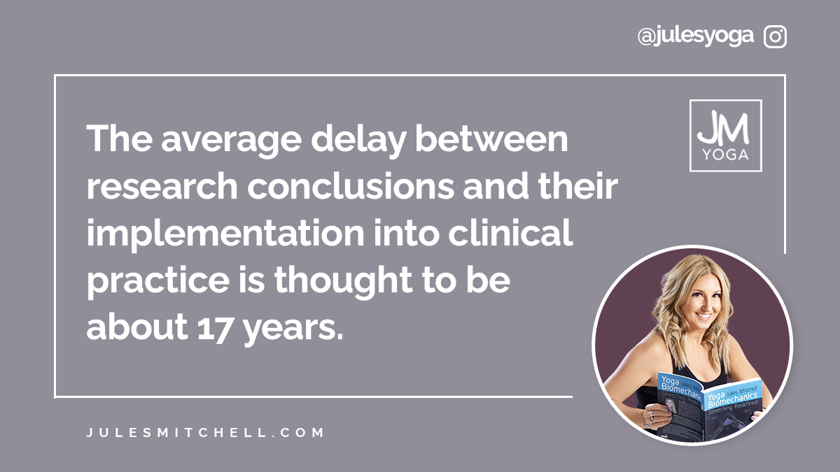 FH_37363_ImageQuote_Landscape pg 165 "The average delay between research conclusions and their implementation into clinical practice is thought to be 17 years."